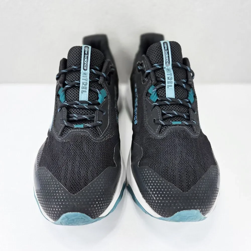 New Balance Nitrel v5 Black Blue Trail Running Shoes MNTR9D5 Sz 10.5